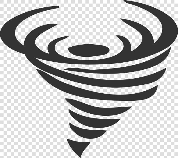 Hurricane Png Image   Tornado Clip Art Black And White  Transparent PngTransparent PNG