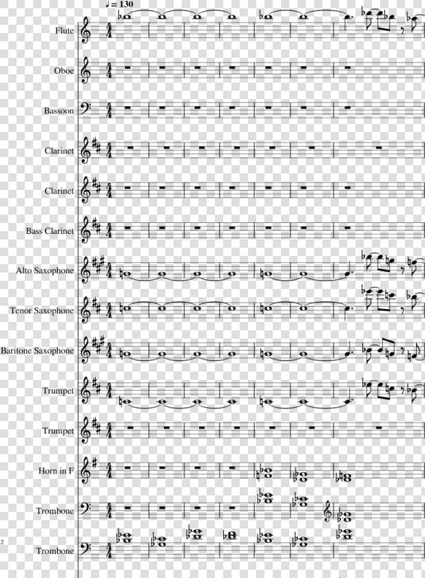 Epic Sax Guy For Marching Band Sheet Music 2 Of 18   Took A Pill In Ibiza Trumpet Sheet Music  HD Png DownloadTransparent PNG