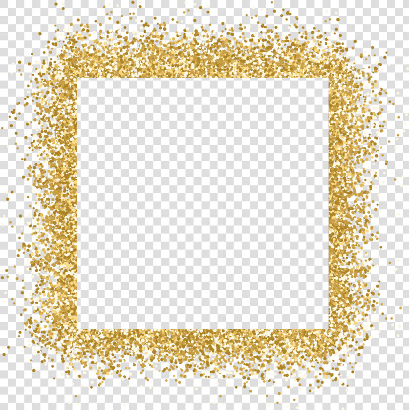  gold  frame  glitter  ftestickers   Gold Glitter Frame Png  Transparent PngTransparent PNG