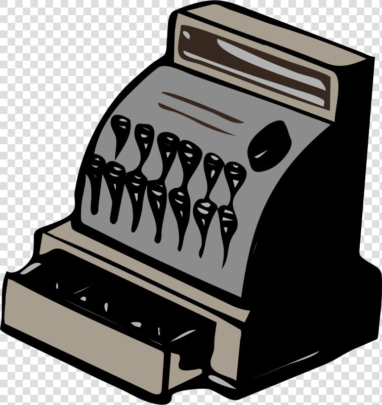 Download Cashier Drawing Openoffice   Old Cash Register Clipart  HD Png DownloadTransparent PNG