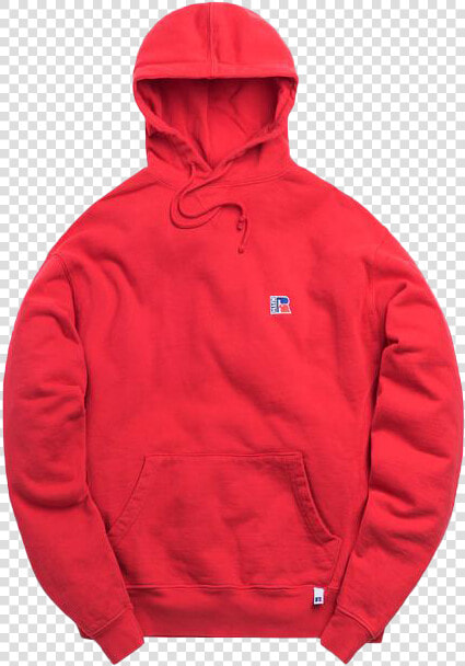 Kith X Russell Athletic Classic Hoodie Ribbon Red   Supreme Winter Jacket Red  HD Png DownloadTransparent PNG