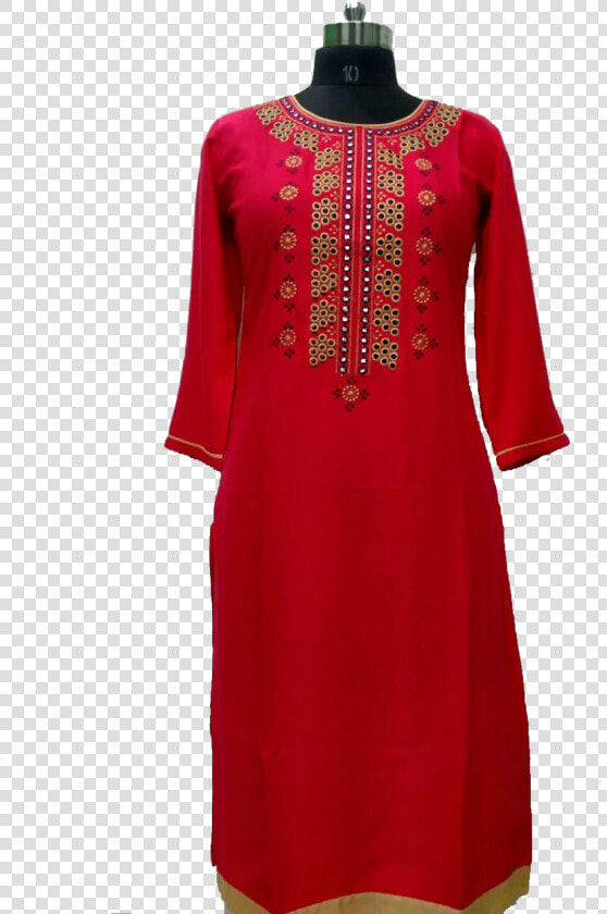 Women S Cotton Kurti   Day Dress  HD Png DownloadTransparent PNG