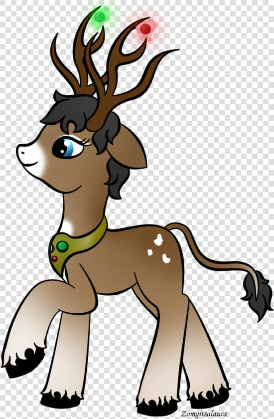 Christmas Reindeer Princess By Zomgitsalaura Christmas   Princess Reindeer  HD Png DownloadTransparent PNG