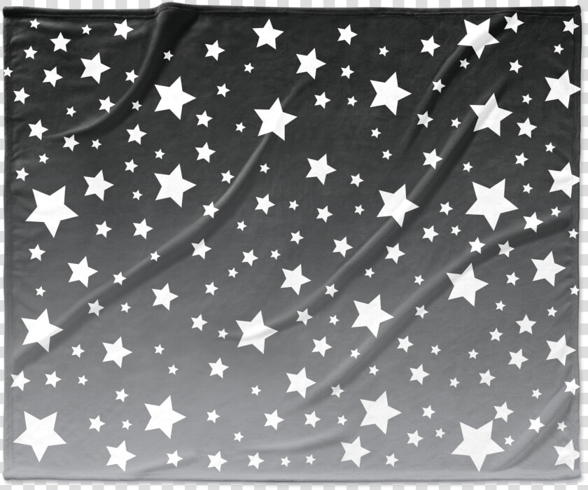 White Stars Gray Ombre Blanket   Paper  HD Png DownloadTransparent PNG