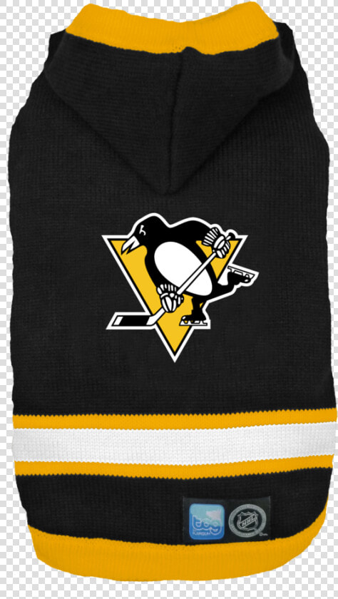 Pittsburgh Penguins Nhl Hooded Dog Sweater Data   Pittsburgh Penguins  HD Png DownloadTransparent PNG