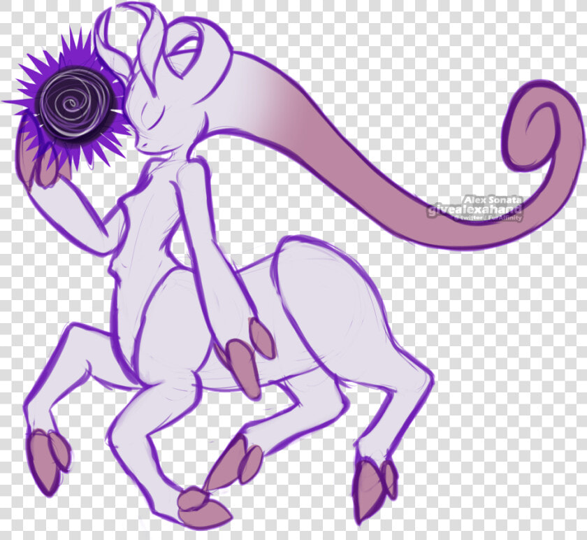 Mewtwo taur   Cartoon  HD Png DownloadTransparent PNG