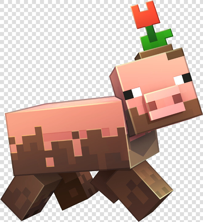 Minecraft Earth Muddy Pig  HD Png DownloadTransparent PNG