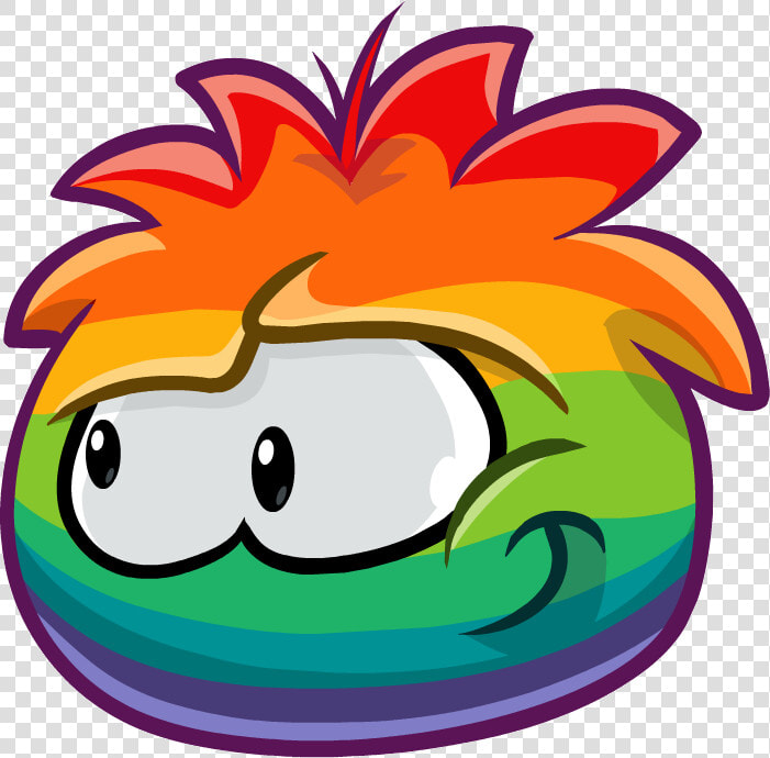 Club Penguin Wiki   Rainbow Club Penguin Puffles  HD Png DownloadTransparent PNG