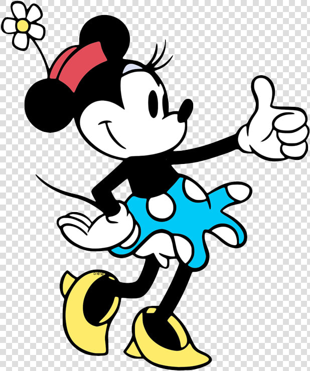 Classic Minnie Mouse Clip   Minnie Mouse Thumbs Up  HD Png DownloadTransparent PNG