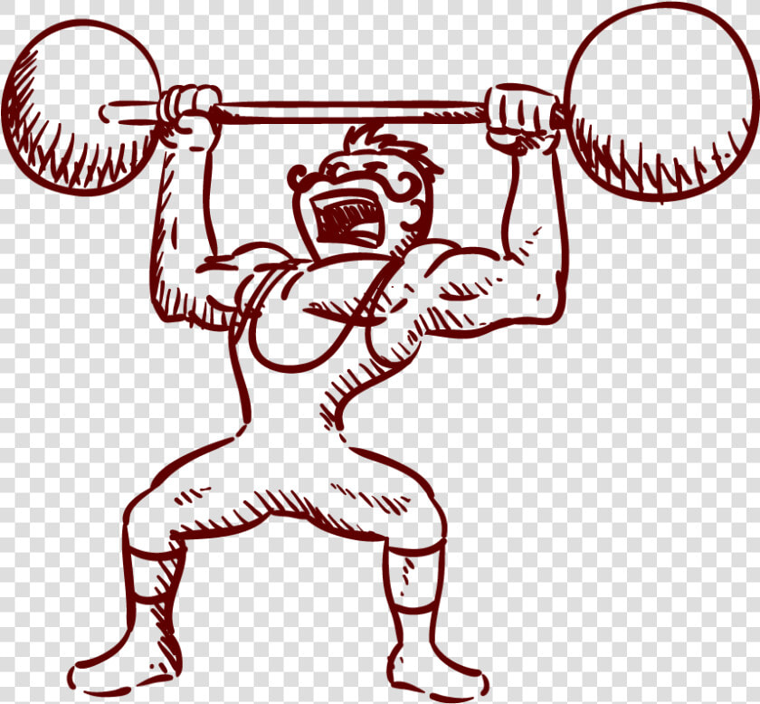 Lifting Drawing At Getdrawings   Weight Lifting Draw  HD Png DownloadTransparent PNG