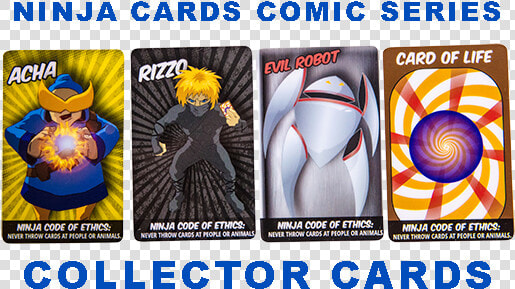 Ninja Cards Comic Series Collector Cards   Graphic Design  HD Png DownloadTransparent PNG