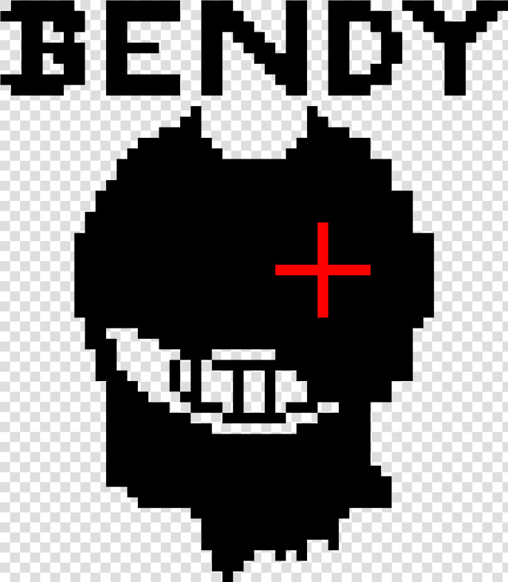 Bendy And The Ink Machine   Bendy And The Ink Machine Pixel Art  HD Png DownloadTransparent PNG