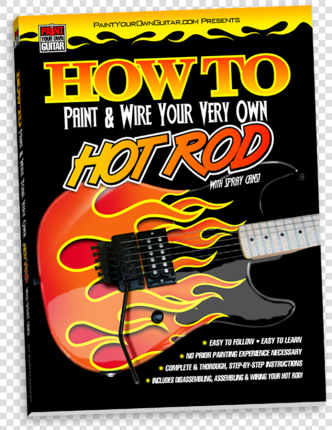 Hot Rod Flames Guitar  HD Png DownloadTransparent PNG