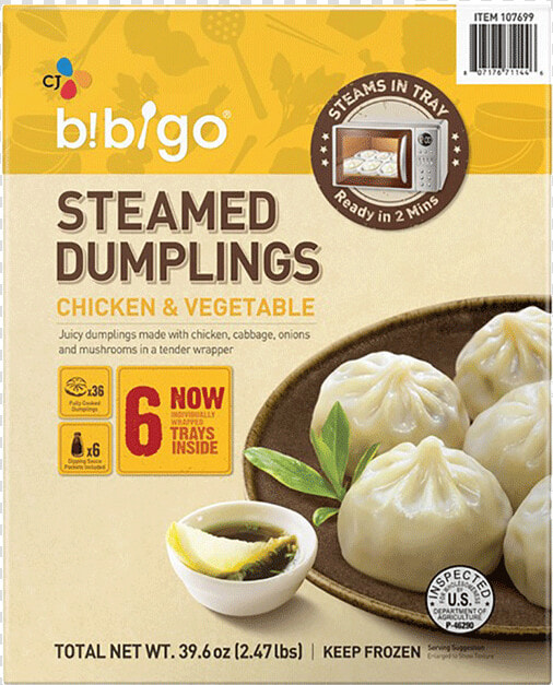 Costco Bibigo Steamed Dumplings  HD Png DownloadTransparent PNG