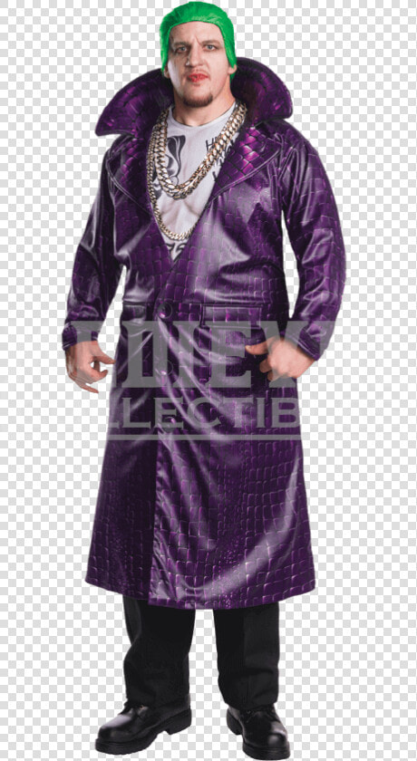 Deluxe Plus Size Suicide Squad Joker Costume   Png   Joker From Suicide Squad Costume  Transparent PngTransparent PNG