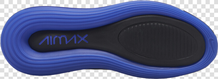 Nike Air Max 720 Black Racer Blue Ao2924 013 Release   Natural Rubber  HD Png DownloadTransparent PNG