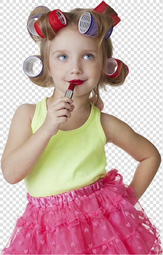 Little Girl Hair Rollers  HD Png DownloadTransparent PNG