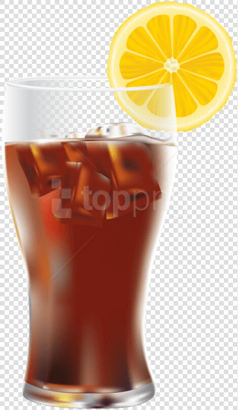 Free Png Download Cola With Ice And Lemon Png Images   Coca Cola Con Limone  Transparent PngTransparent PNG