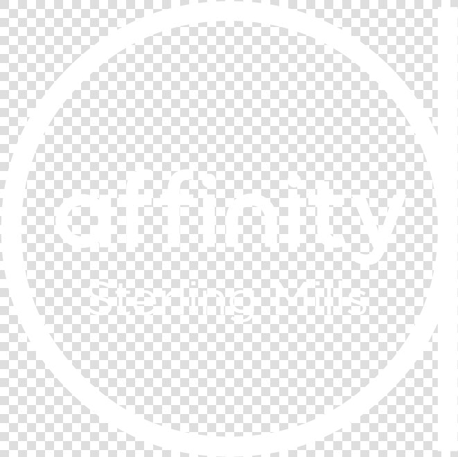 Affinity Sterling Mills White Logo No Text   Circle  HD Png DownloadTransparent PNG