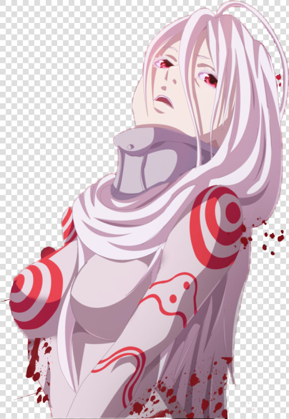  deadmanwonderland  shiro  crazygirl  kindacreepy  bloody   Shiro Deadman Wonderland Opening  HD Png DownloadTransparent PNG