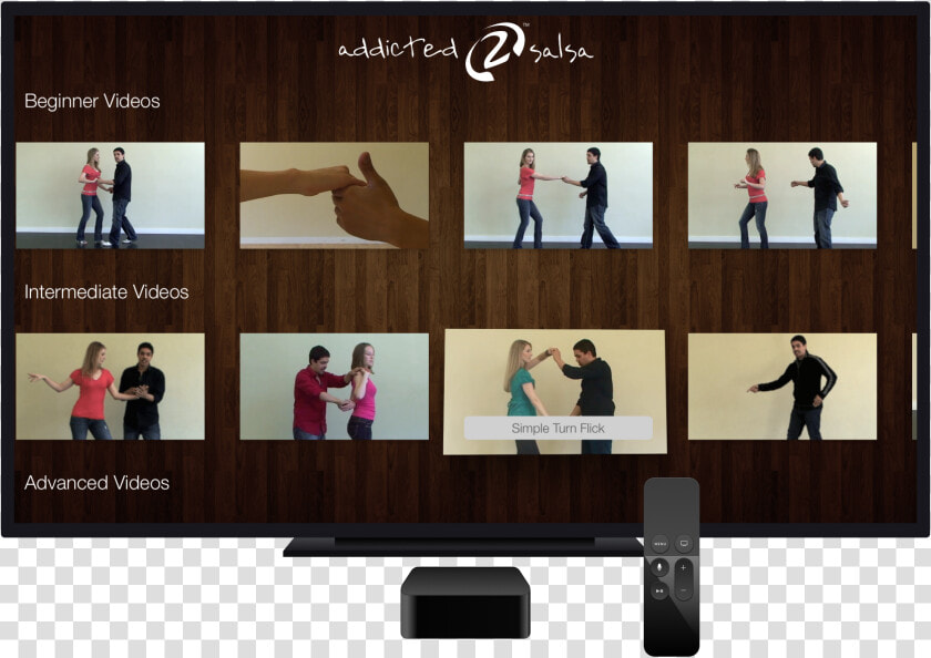 Addicted2salsa On Appletv   Led backlit Lcd Display  HD Png DownloadTransparent PNG