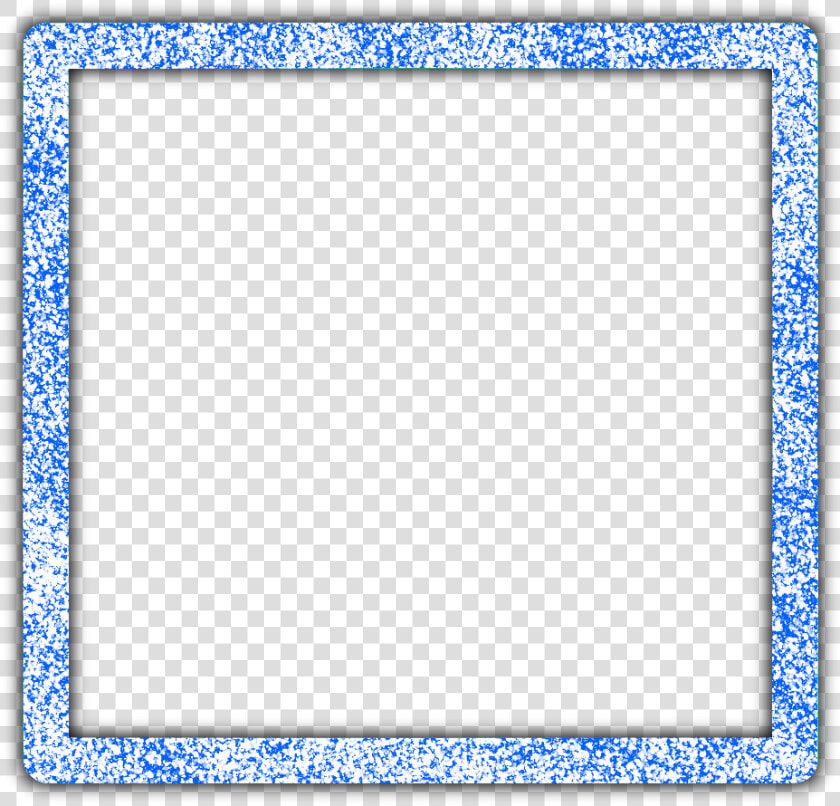  sticker  neon  square  blue  freetoedit  frame  border  HD Png DownloadTransparent PNG