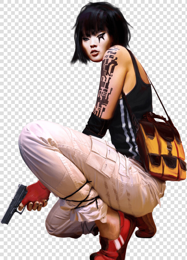 Mirrors Edge Gun   Faith Mirror  39 s Edge Concept Art  HD Png DownloadTransparent PNG