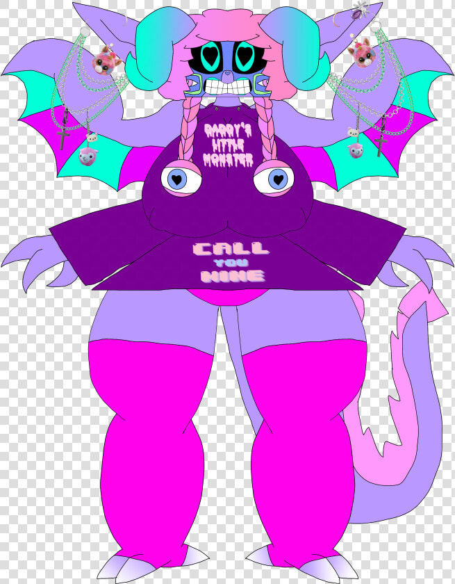 Vesper The Adorable Owo Demon   Cartoon  HD Png DownloadTransparent PNG