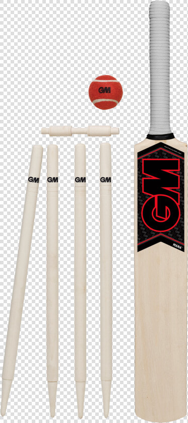 Cricket Bat And Ball Png   Gm Mana Cricket Set  Transparent PngTransparent PNG