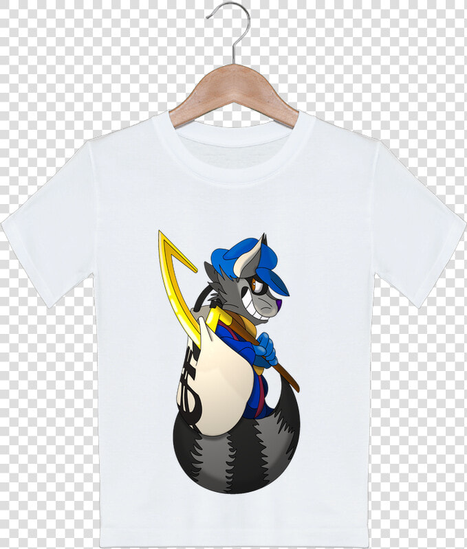 T Shirt Garçon Motif Sly Cooper La Taverne Du Geek   Cartoon  HD Png DownloadTransparent PNG