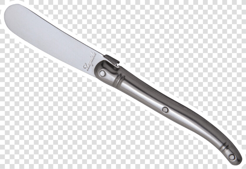 Laguiole Spreader Knife  Stainless Steel   Laguiole Spreaders  HD Png DownloadTransparent PNG