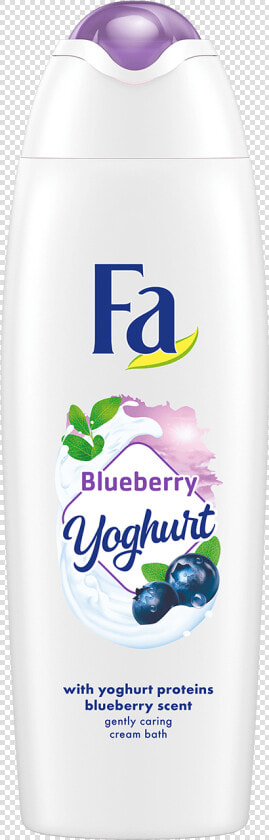 Fa Com Cream Bath Yoghurt Blueberry   Plastic Bottle  HD Png DownloadTransparent PNG