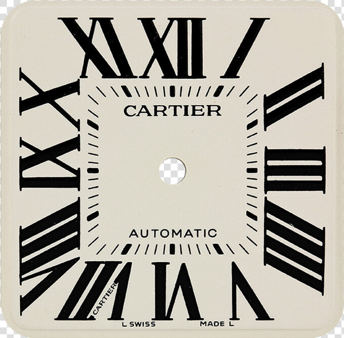 Cartier Santos 100 Large White black Roman Numeral   Cartier Santos 100 Yellow Gold  HD Png DownloadTransparent PNG