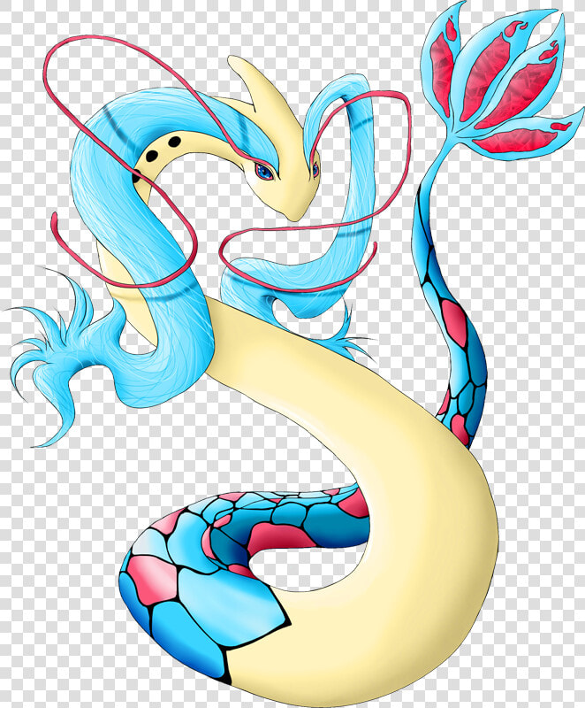 Pokemon Milotic Beautiful Black White  HD Png DownloadTransparent PNG