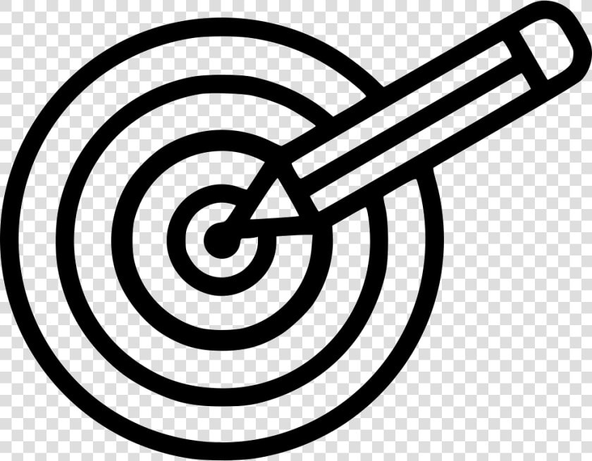 Mission Clipart Target   Goals Clipart Black And White  HD Png DownloadTransparent PNG