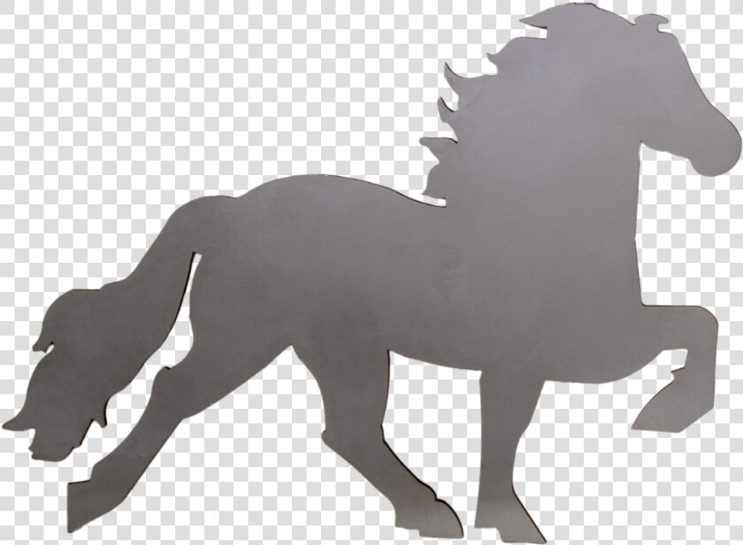 Icelandic Horse Friesian Horse Rocky Mountain Horse   Running Icelandic Horses Silhouette  HD Png DownloadTransparent PNG