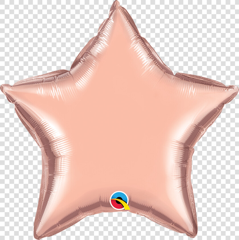 9 Q Star  Rose Gold   Pink Star Foil Balloons  HD Png DownloadTransparent PNG