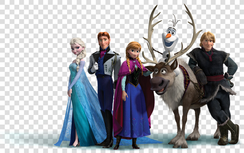 Frozen Elsa Anna Olaf Sven And Kristoff  HD Png DownloadTransparent PNG