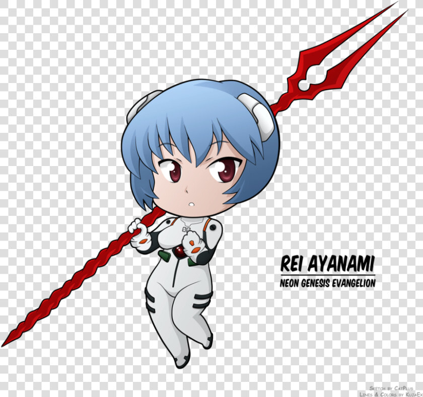 Neon Genesis Evangelion Rei Chibi   Png Download   Cartoon  Transparent PngTransparent PNG