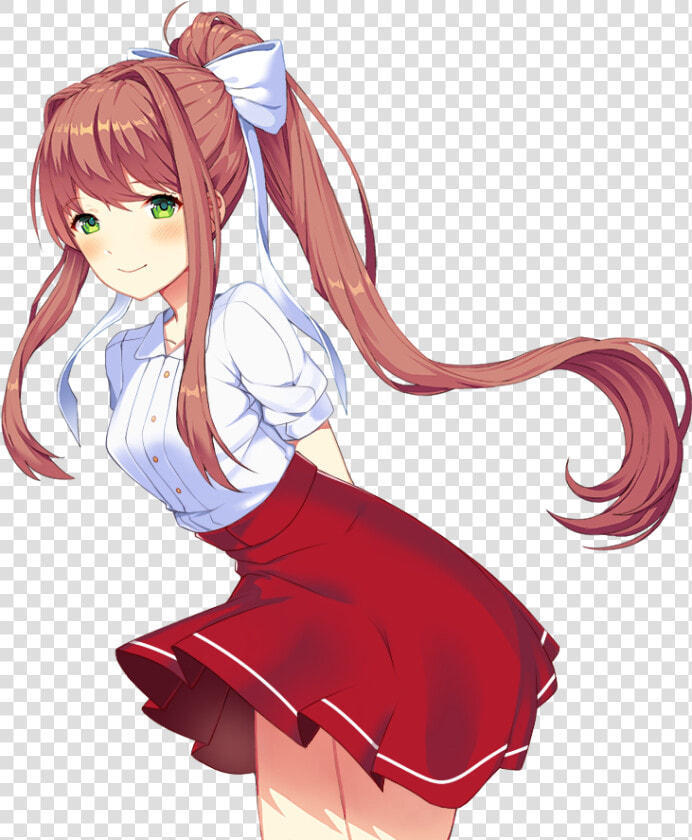 Monika Png Doki Doki   Doki Doki Literature Club Monika Casual  Transparent PngTransparent PNG