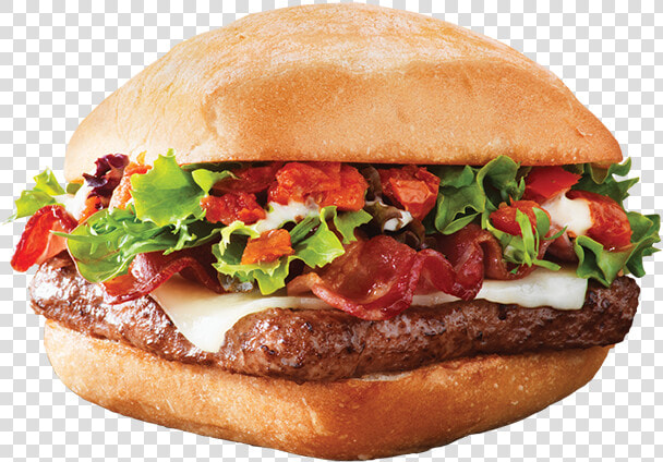 Wendy  39 s Ciabatta Bacon Cheeseburger  HD Png DownloadTransparent PNG