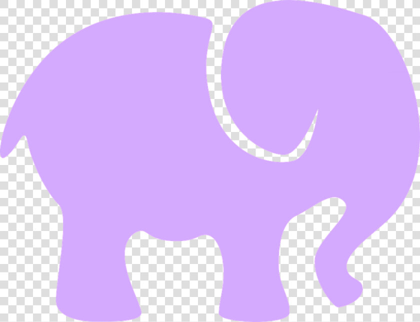 Elephant  Baby  Decoration  Silhouette  Design  Gray   Purple Elephant Clip Art  HD Png DownloadTransparent PNG