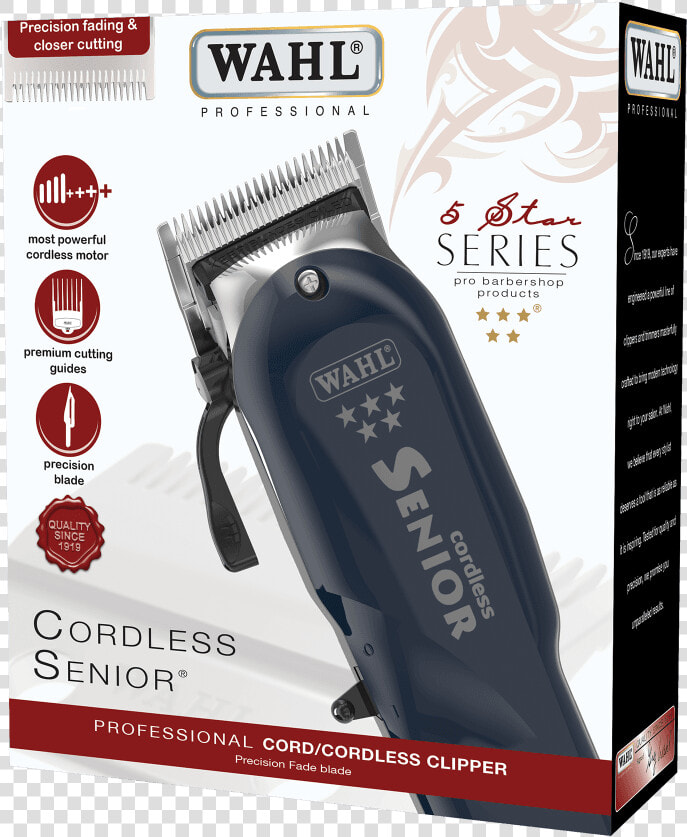 Wahl Senior Clipper Cordless  HD Png DownloadTransparent PNG