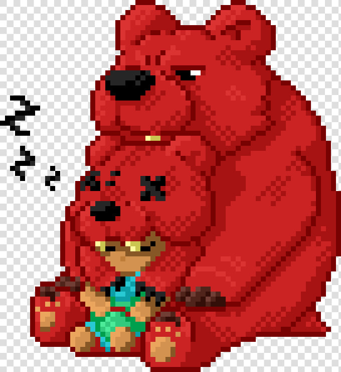 Nita Brawl Stars Pixel Art  HD Png DownloadTransparent PNG