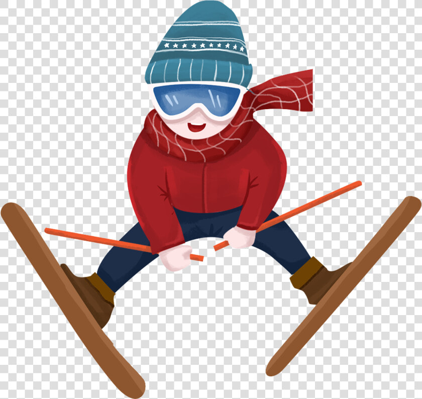 Fresh Winter Boy Character Png And Psd   Ski Jumping  Transparent PngTransparent PNG