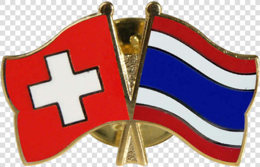 Thailand Friendship Flag Pin  Badge   Schweizer Sri Lanka Flagge  HD Png DownloadTransparent PNG