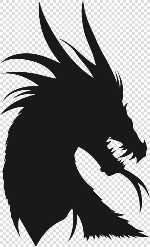 Dragon The Silhouette The Head Of The Free Picture   Dragon Head No Background  HD Png DownloadTransparent PNG