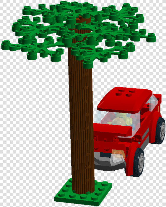 Tree Car Crash Clipart   Construction Set Toy  HD Png DownloadTransparent PNG