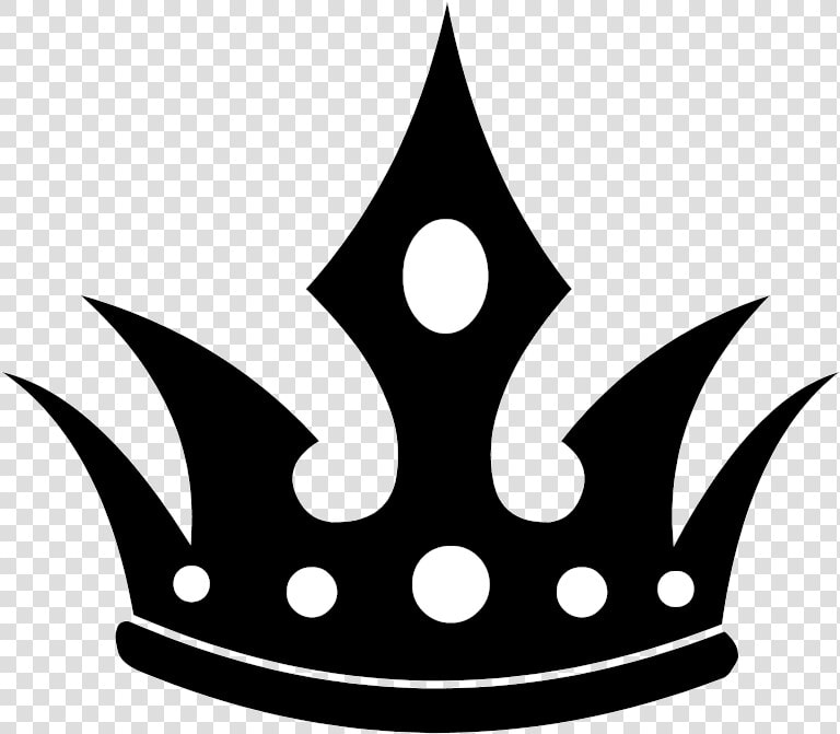 Crown Black And White Princess Clipart Transparent   Crown Vector Png  Png DownloadTransparent PNG