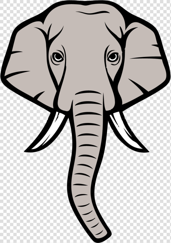 Asian Elephant Face Drawing   Png Download   Easy Elephant Head Drawing  Transparent PngTransparent PNG